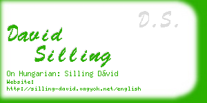 david silling business card